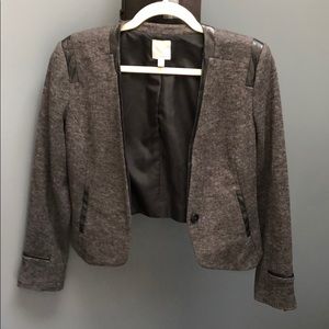 Nordstrom Wool and Leather Blazer